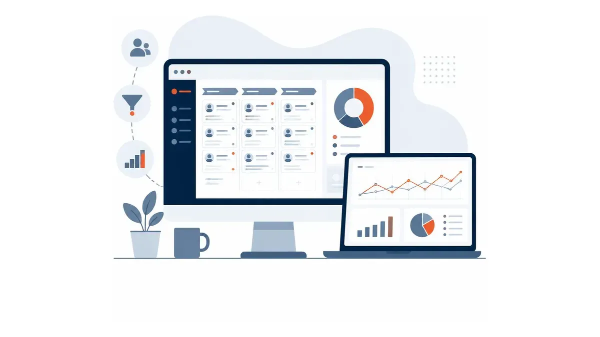 Özel geliştirilmiş CRM yönetim paneli ve satış süreçleri ekranı
