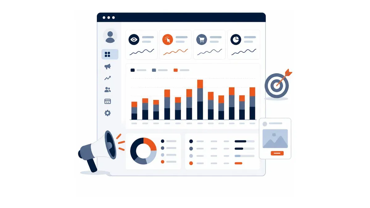 Google Ads panelinde kampanya metrikleri ve dönüşüm maliyeti analiz grafiği