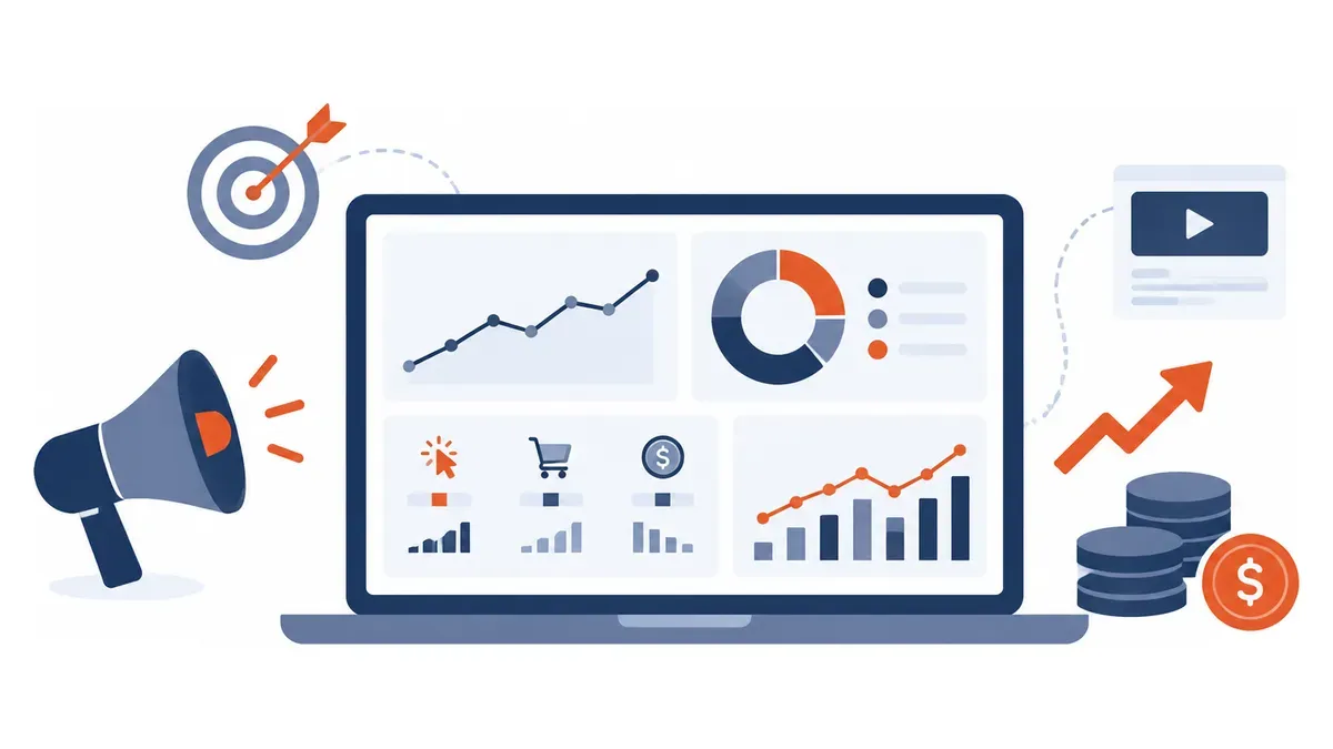 Google Ads kampanya panelinde dönüşüm maliyeti ve bütçe dağılımı analiz ekranı