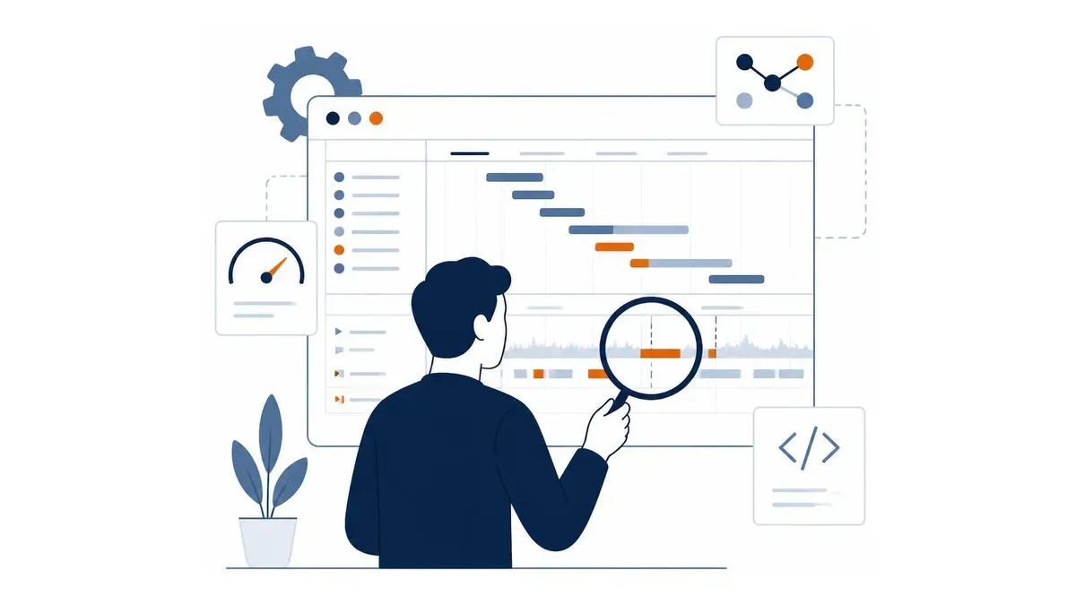Web geliştiricisinin tarayıcı geliştirici araçlarında JavaScript yürütme süresini denetlemesi
